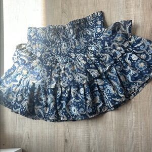 Floral Blue Skirt